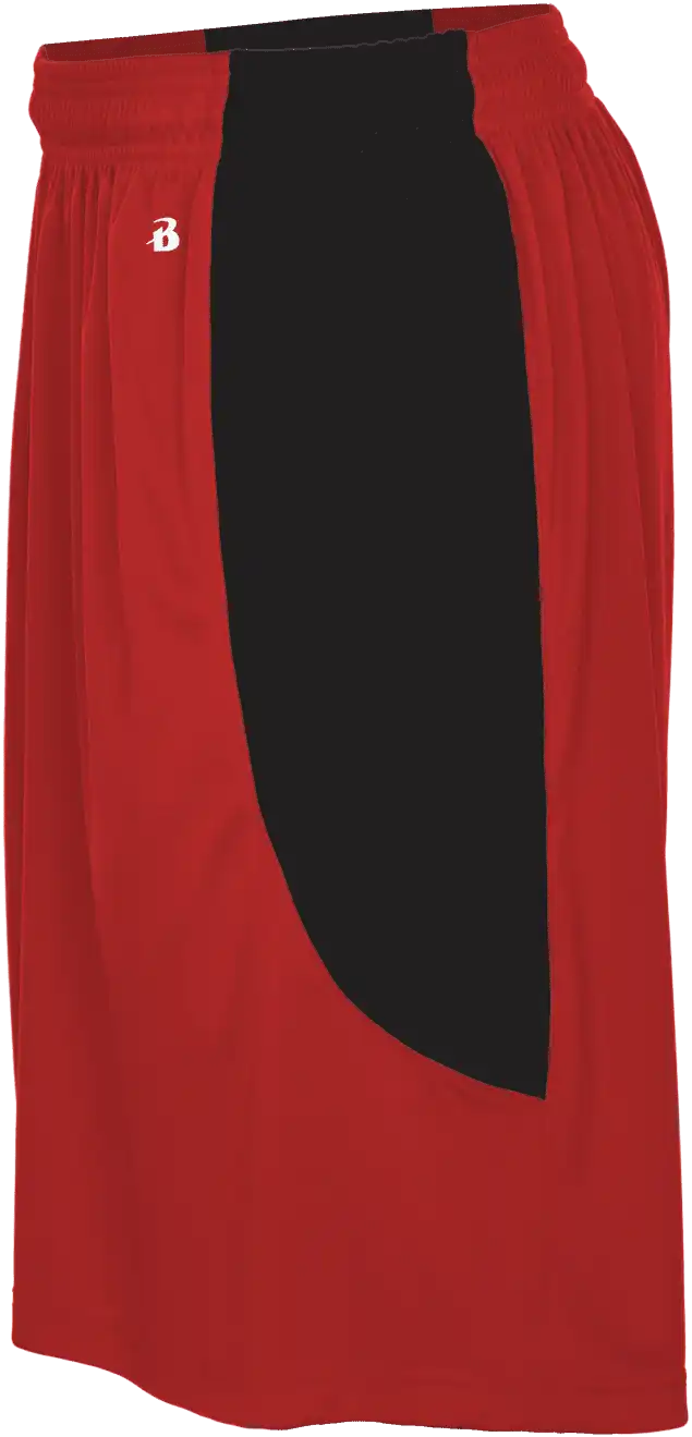 Badger Sport 426700 Sweatless Short - Red Black
