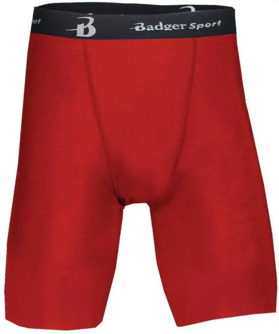 Badger Sport 4607 B-fit Compression Short - Red