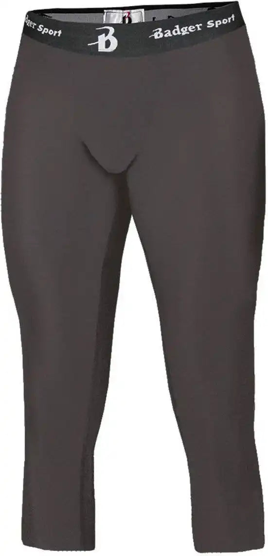 Badger Sport 4611 Calf Length Compression Tight - Graphite