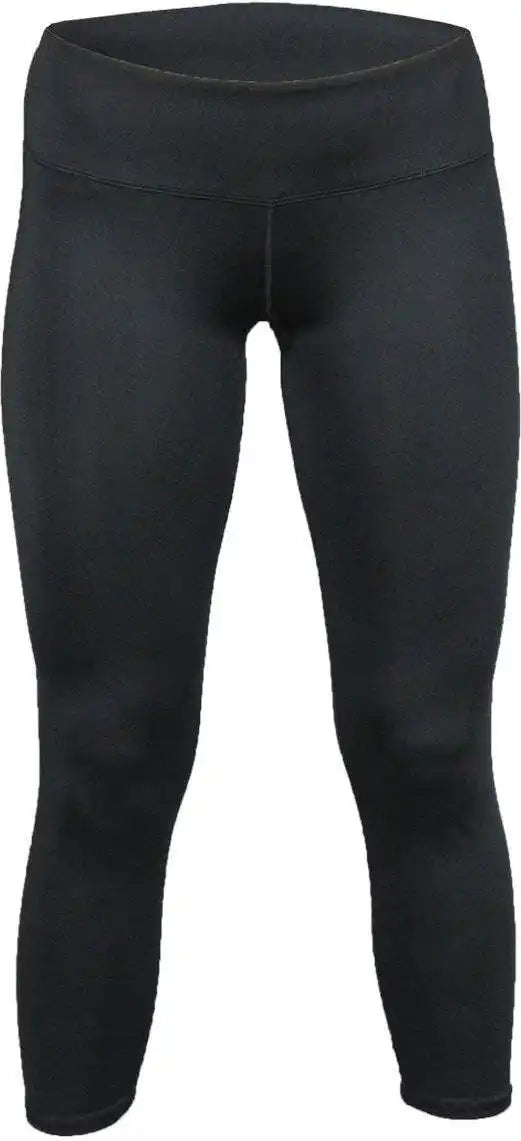 Badger Sport 4617 Ladies Crop Tights - Black