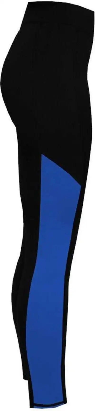 Badger Sport 4637 Panel Ladies Tight - Black Royal