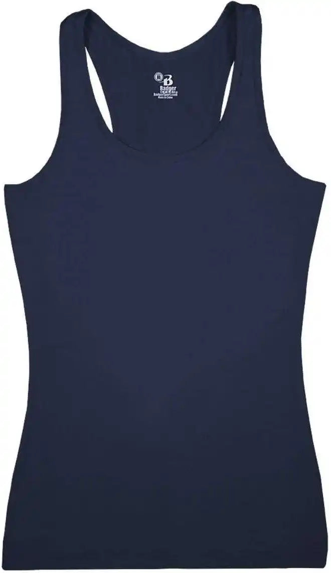 Badger Sport 4666 Pro-compression Ladies Racerback - Navy