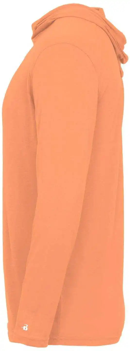 Badger Sport 4905 Tri-blend Surplice Hoodie Tee - Peach