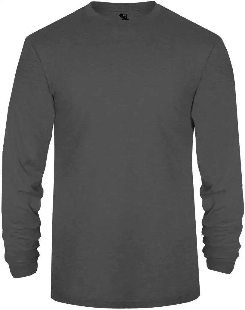 Badger Sport 4944 Tri-blend Long Sleeve Tee - Graphite Heather