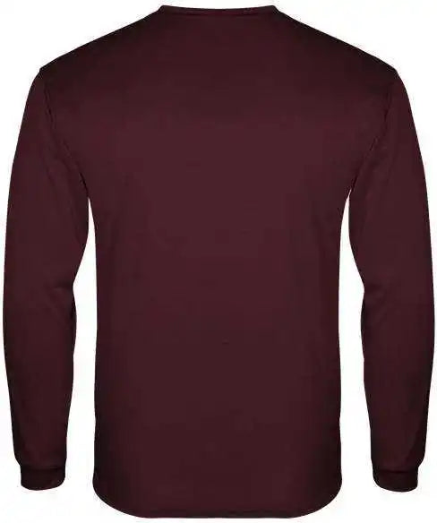 Badger Sport 4944 Tri-blend Long Sleeve Tee - Maroon