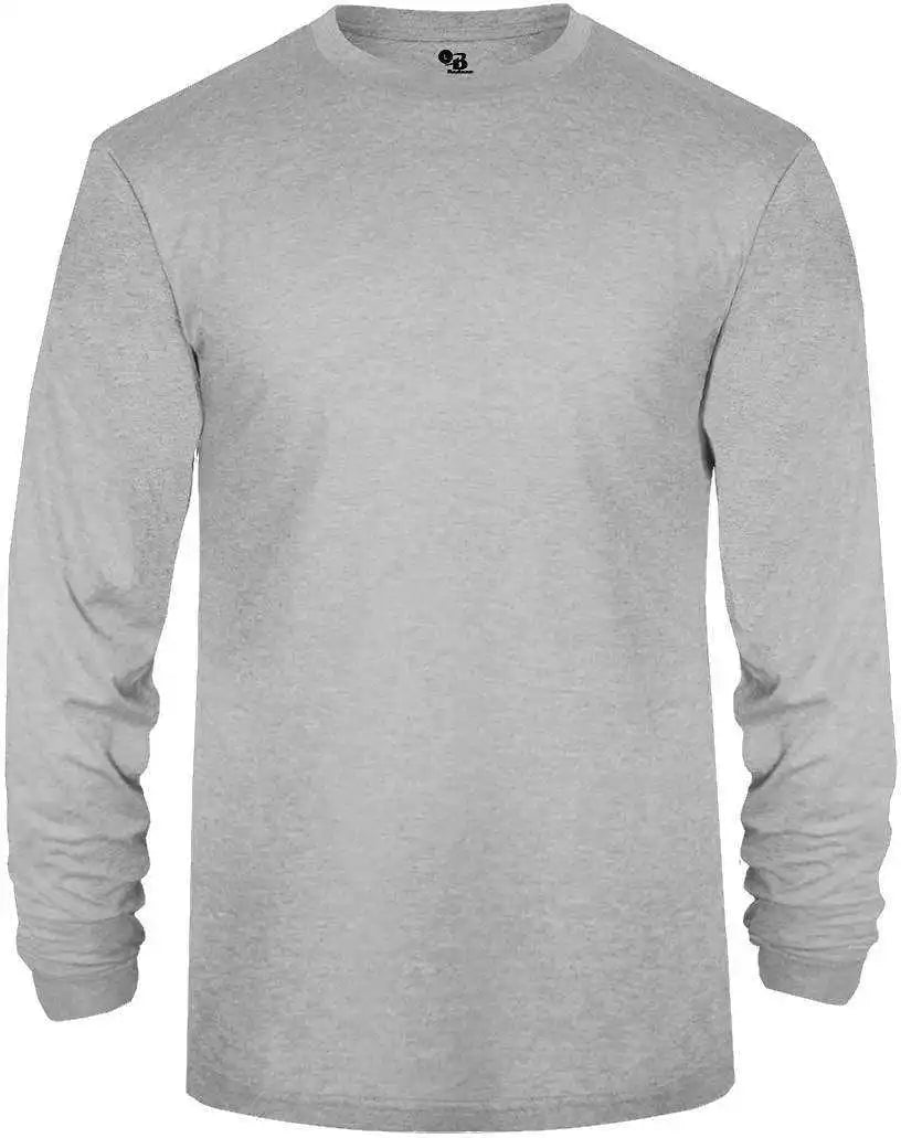 Badger Sport 4944 Tri-blend Long Sleeve Tee - Oxford
