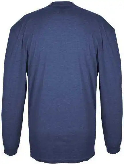 Badger Sport 4944 Tri-blend Long Sleeve Tee - Royal Heather