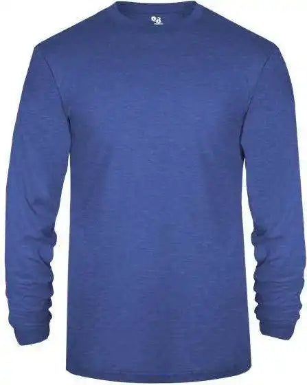 Badger Sport 4944 Tri-blend Long Sleeve Tee - Royal
