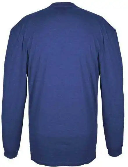 Badger Sport 4944 Tri-blend Long Sleeve Tee - Royal