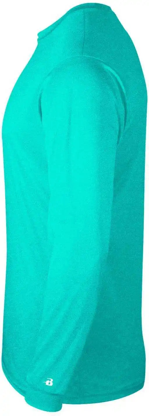 Badger Sport 4944 Tri-blend Long Sleeve Tee - Turquoise