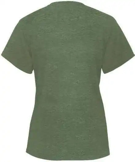 Badger Sport 4962 Tri-blend Ladies’ V-neck Tee - Forest Heather