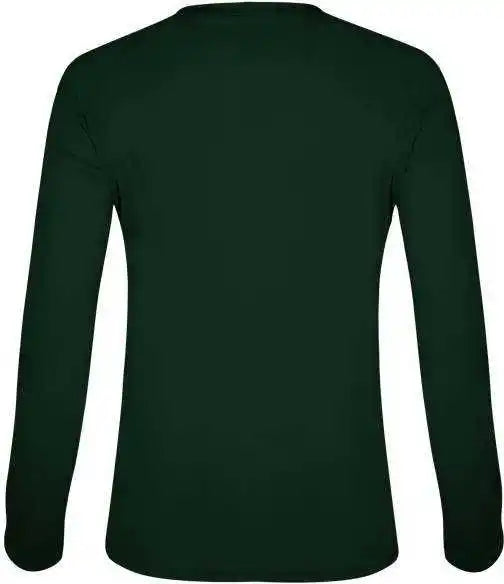 Badger Sport 4964 Tri-blend L/s Ladies Tee - Forest