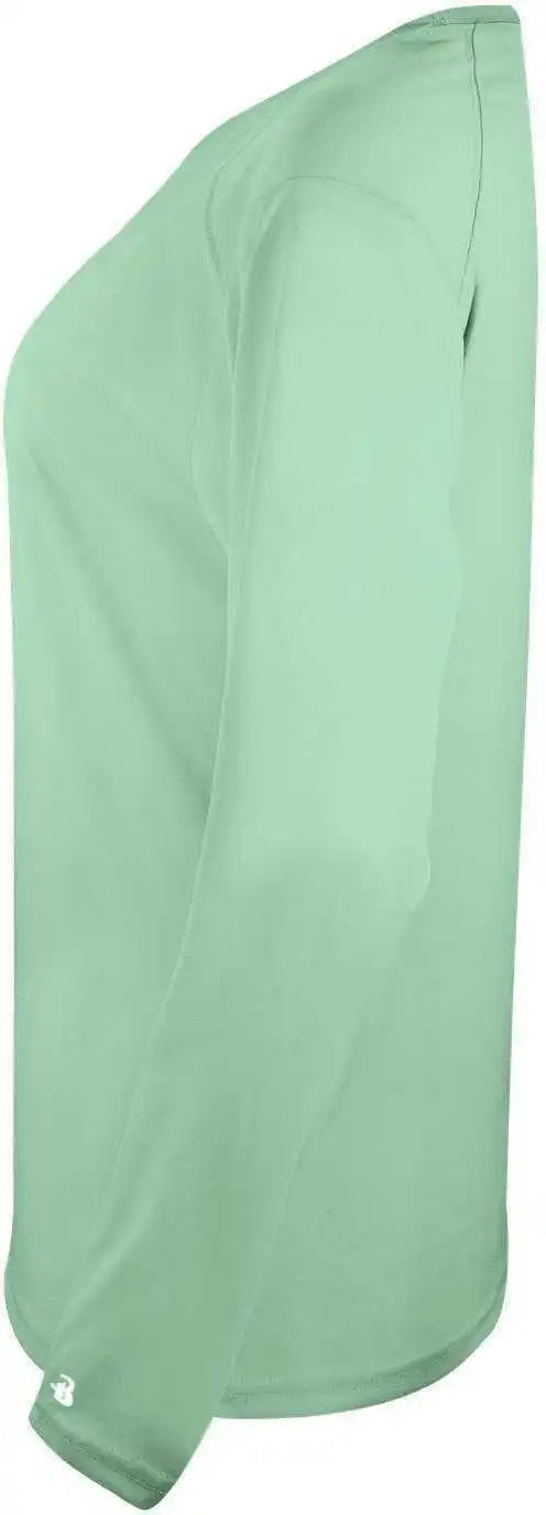 Badger Sport 4964 Tri-blend L/s Ladies Tee - Mint