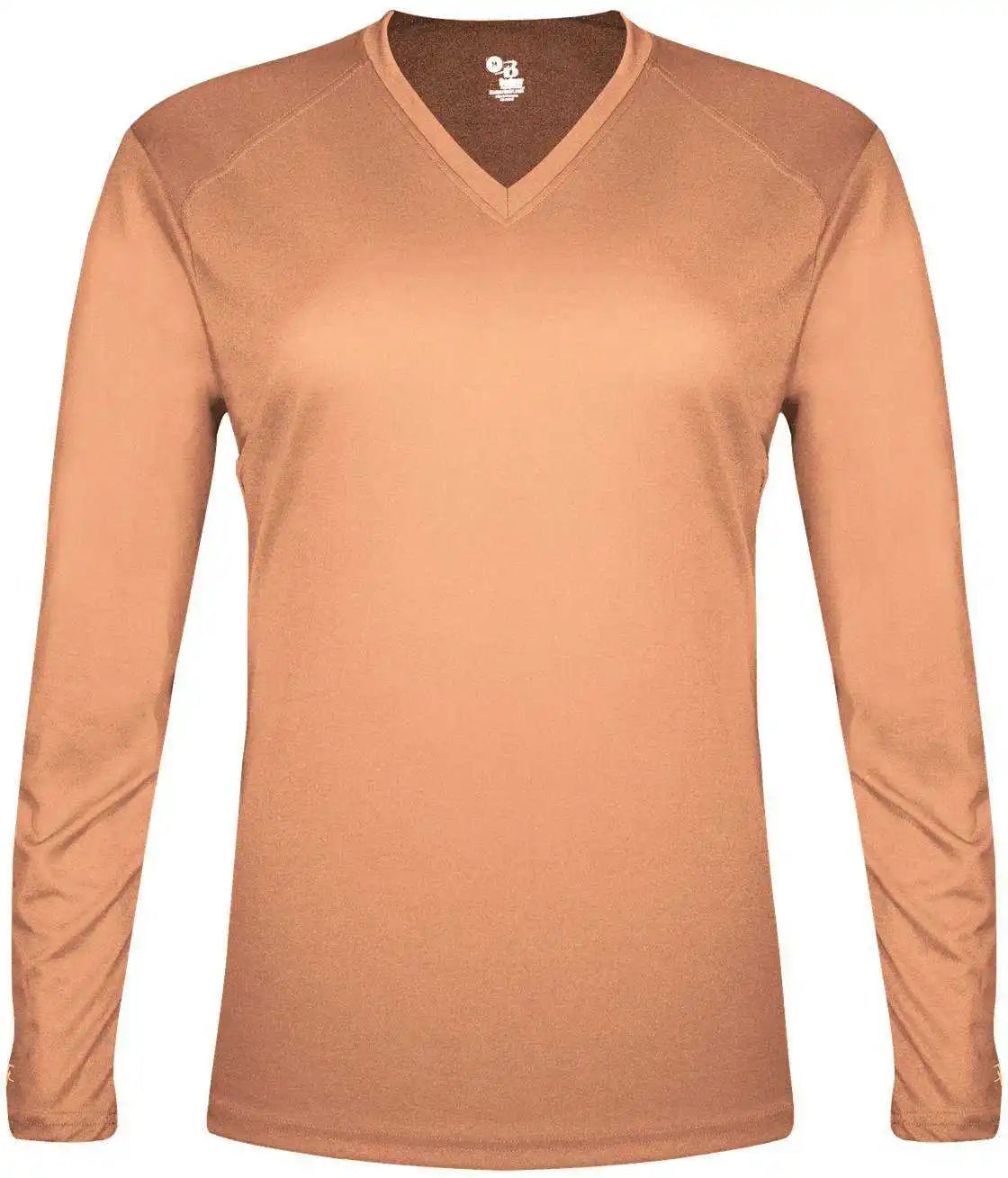 Badger Sport 4964 Tri-blend L/s Ladies Tee - Peach