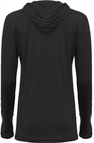 Badger Sport 496500 Tri-blend Surplice Women’s Hoodie Tee - Black