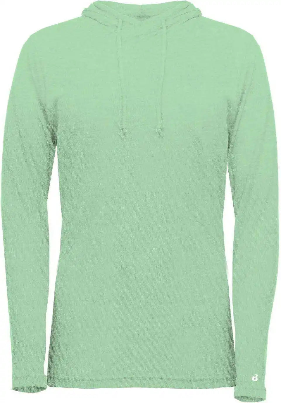 Badger Sport 496500 Tri-blend Surplice Women’s Hoodie Tee - Mint