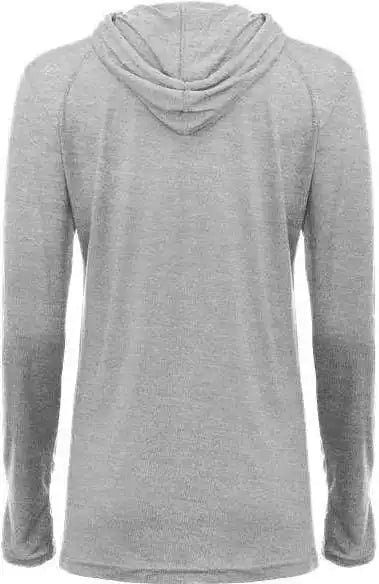 Badger Sport 496500 Tri-blend Surplice Women’s Hoodie Tee - Oxford