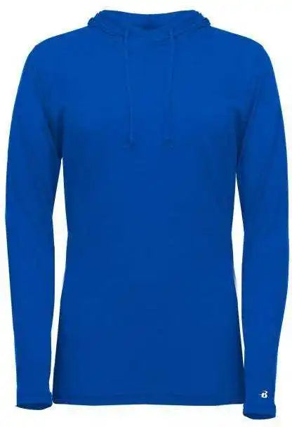 Badger Sport 496500 Tri-blend Surplice Women’s Hoodie Tee - Royal