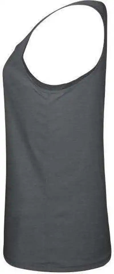 Badger Sport 4966 Tri-blend Ladies’ Racerback Tank - Graphite Heather - Dark Gray / Ladies Xs