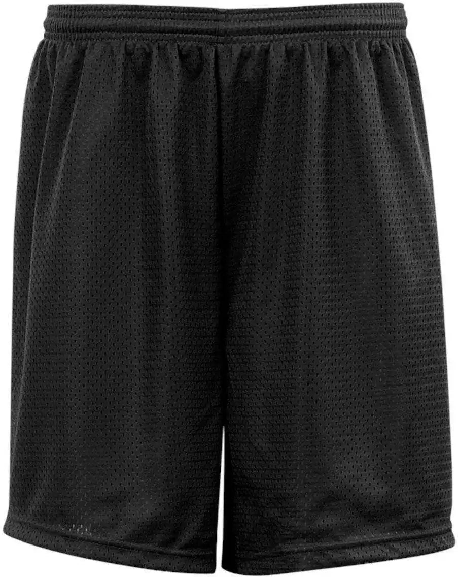 Badger Sport 7209 9’’ Mesh Tricot Short - Black