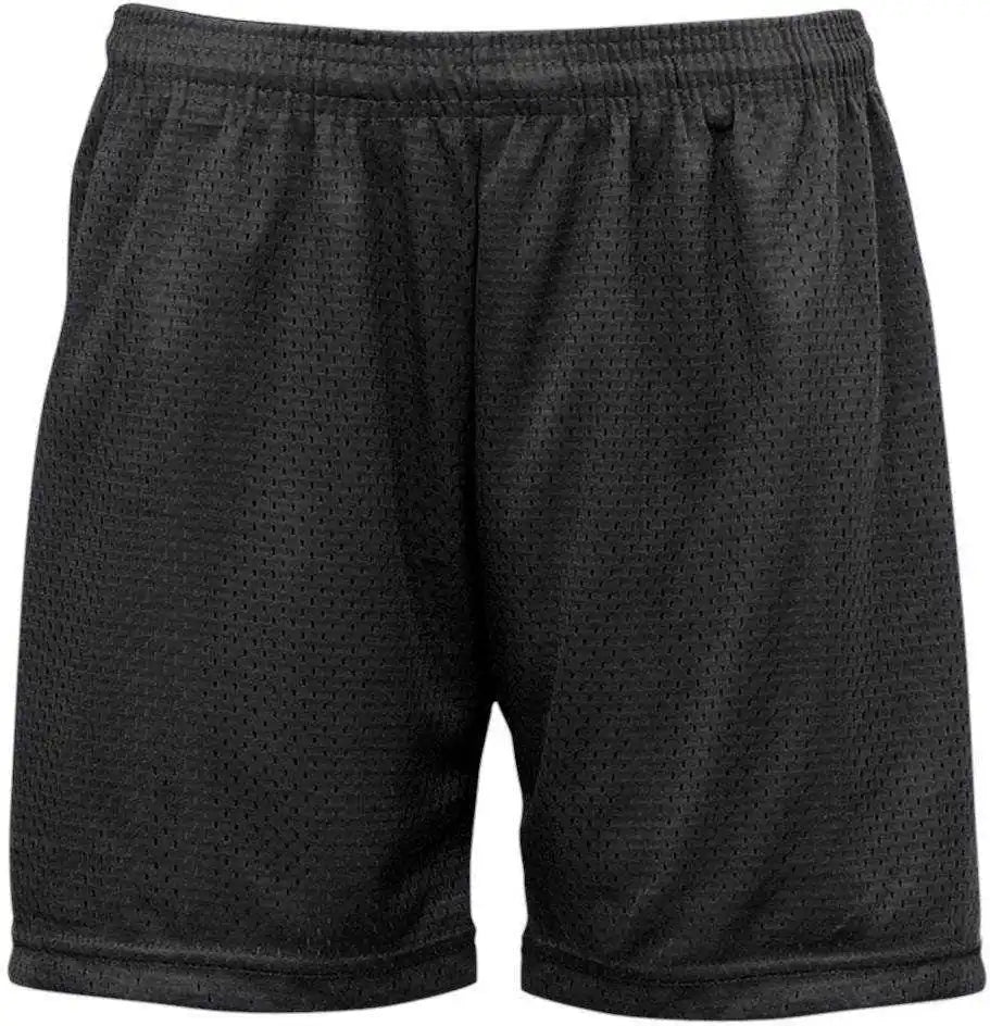 Badger Sport 7216 Ladies Mesh/tricot Short - Black