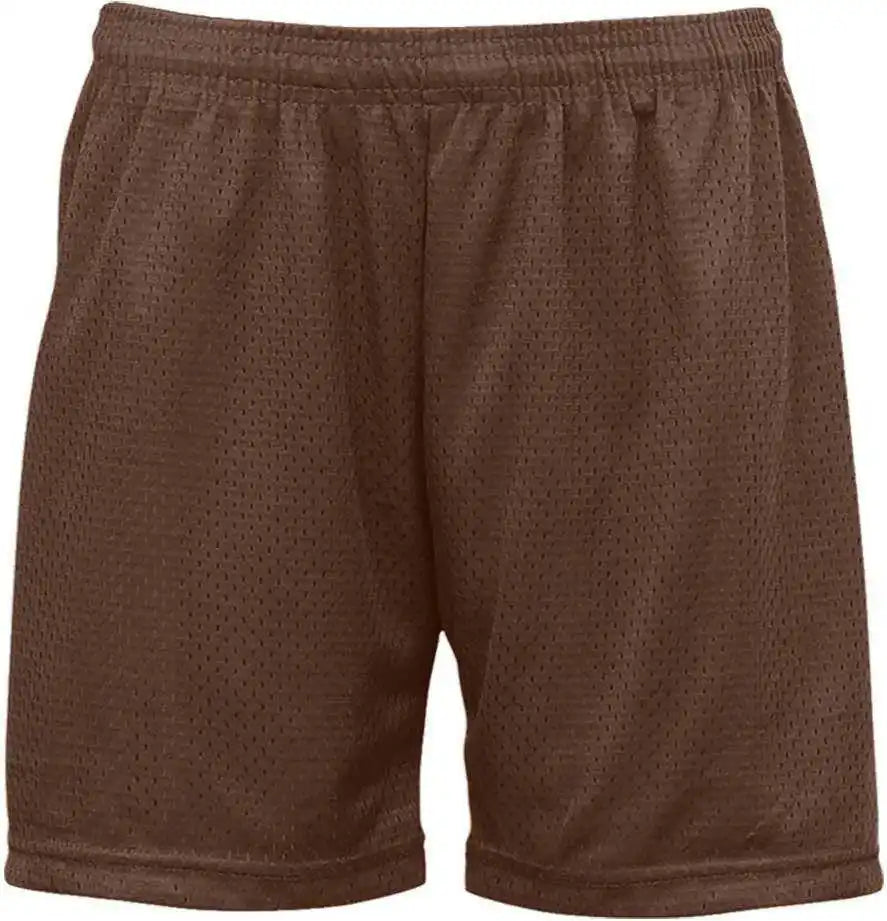 Badger Sport 7216 Ladies Mesh/tricot Short - Brown
