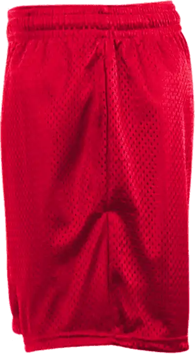Badger Sport 722500 Mesh Tricot 5’’ Short - Red