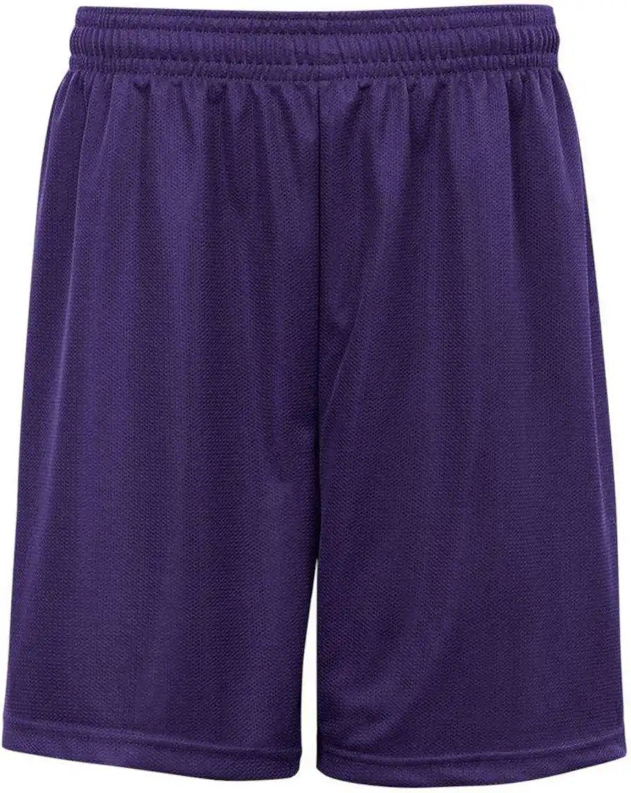 Badger Sport 7239 9’’ Mini Mesh Short - Purple
