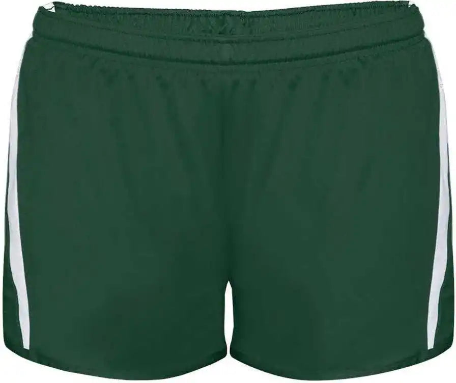Badger Sport 7274 Stride Ladies Short - Forest White
