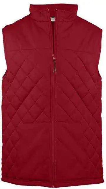 Badger Sport 7666 Quilted Women’s Vest - Red - Ladies s