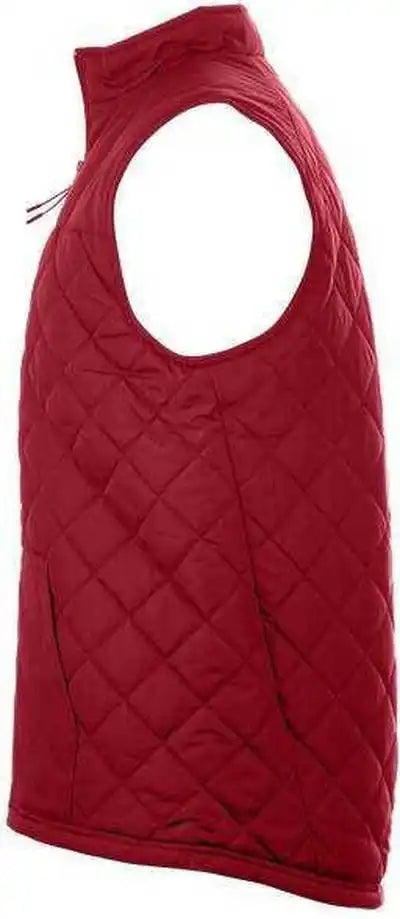 Badger Sport 7666 Quilted Women’s Vest - Red - Ladies s