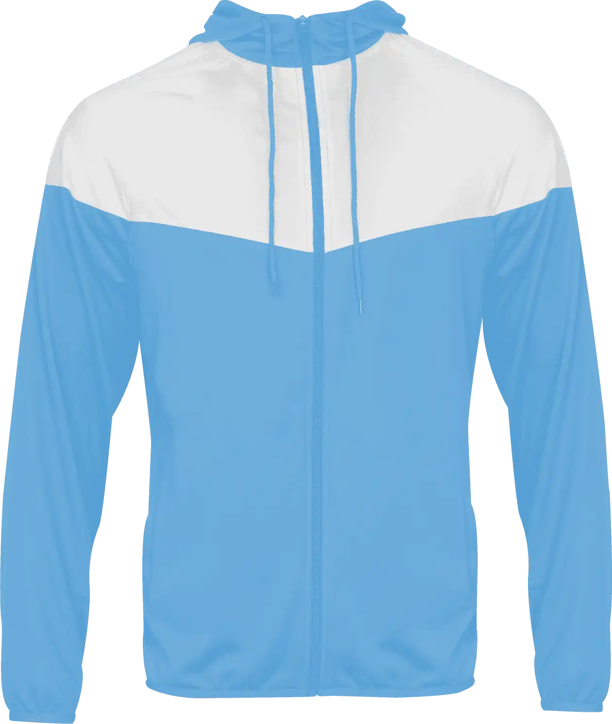Badger Sport 772200 Sprint Outer-core Jacket - Columbia Blue White