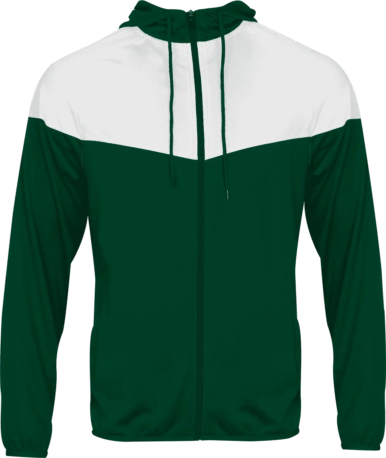 Badger Sport 772200 Sprint Outer-core Jacket - Forest White