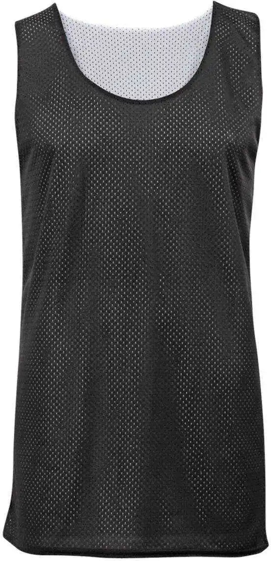 Badger Sport 8529 Mesh Reversible Tank - Black White
