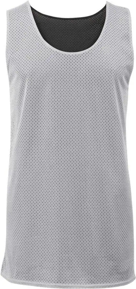 Badger Sport 8529 Mesh Reversible Tank - Light Gray Black