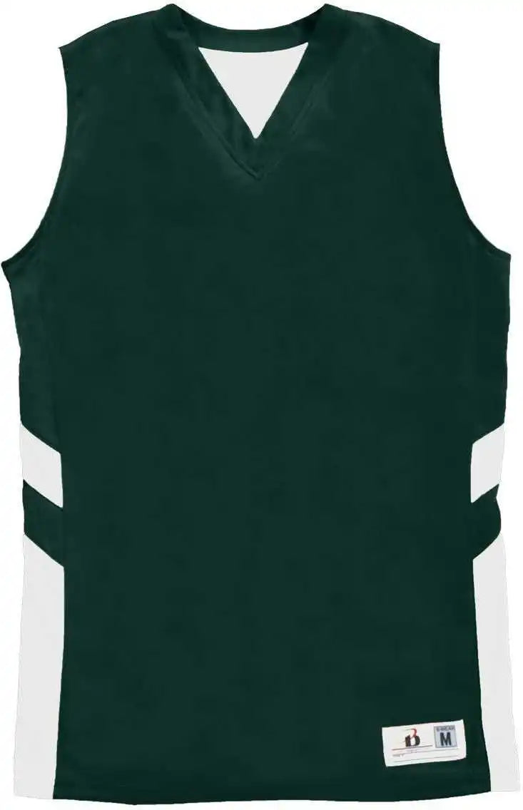 Badger Sport 8966 B-pivot Reversable Ladies Tank - Forest White