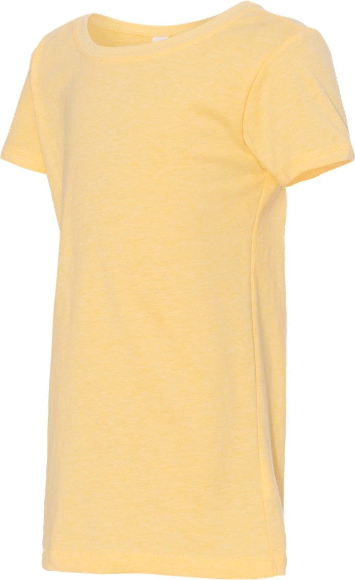 Banana Cream Girls’ CVC Princess T-Shirt - 3712