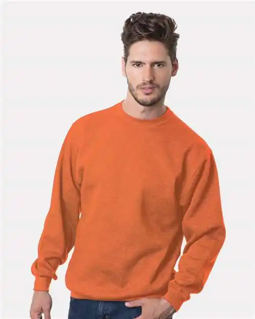 Bayside 1102 Usa-made Crewneck Sweatshirt - Bright Orange