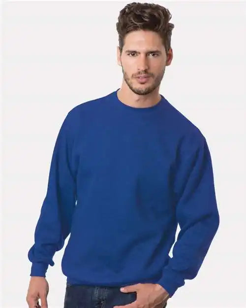 Bayside 1102 Usa-made Crewneck Sweatshirt - Royal Blue - s