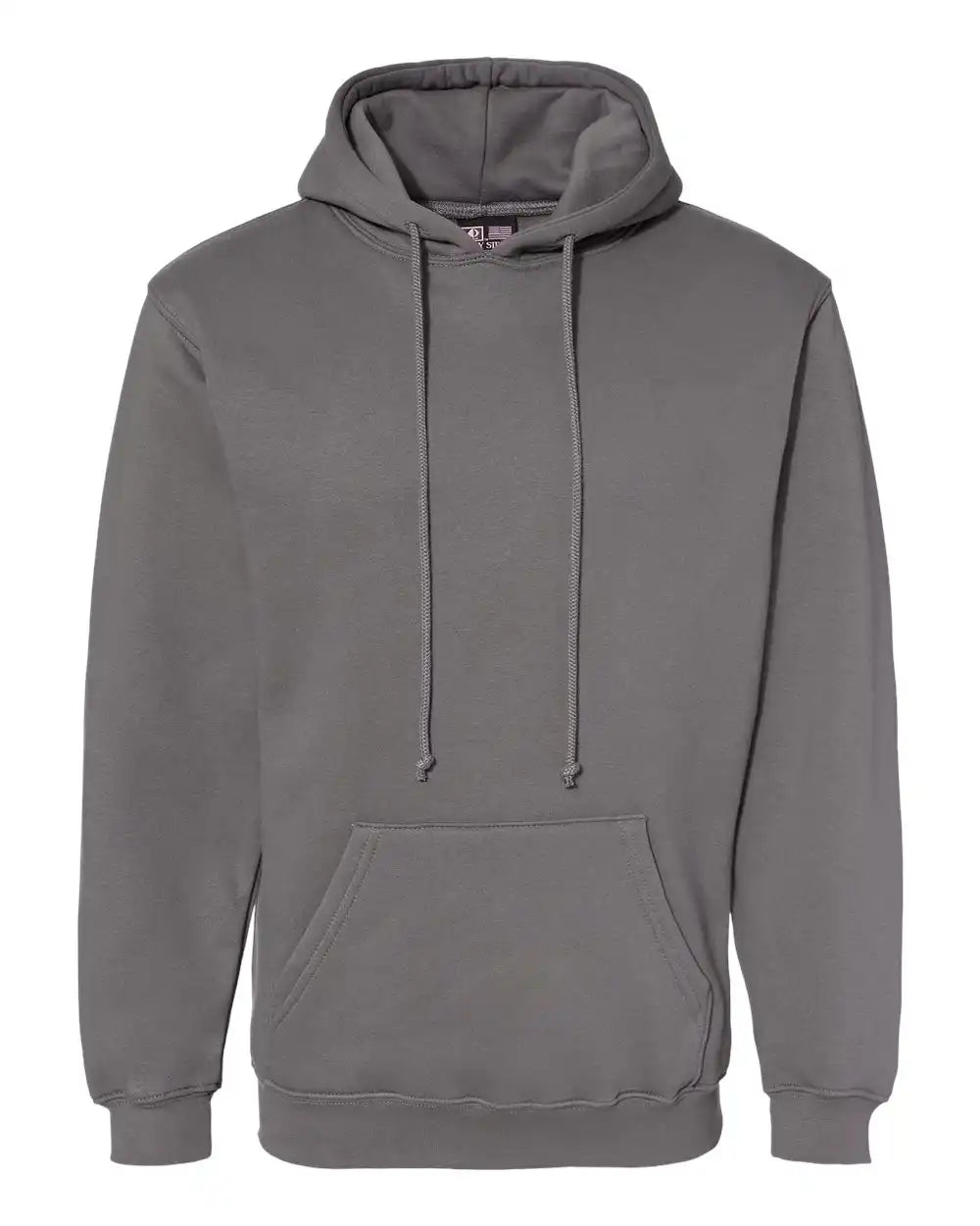Bayside 960 Usa-made Hooded Sweatshirt - Charcoal - s