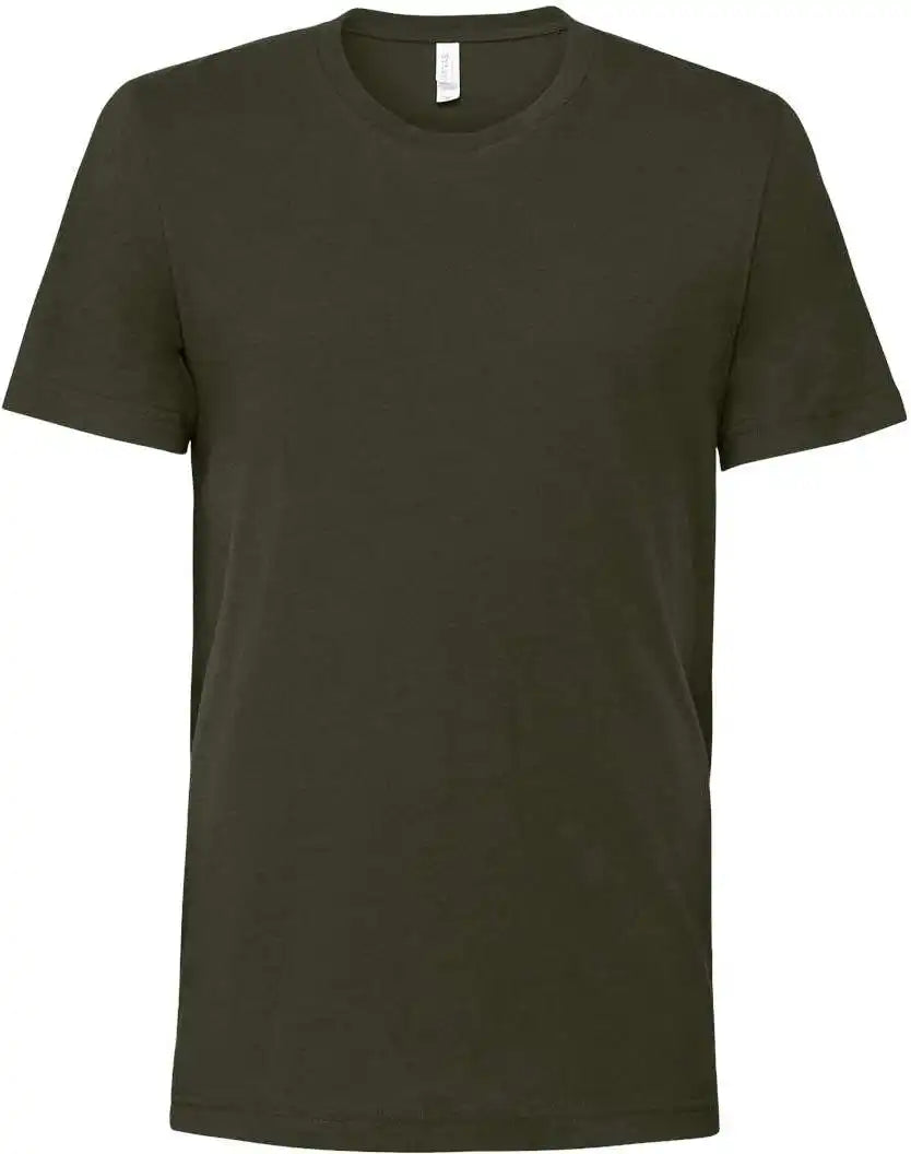 Bella + Canvas 3001 Jersey Tee - Dark Olive - Xs
