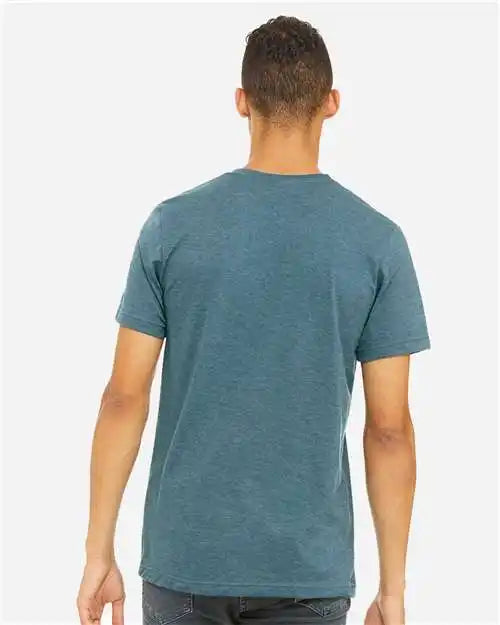 Bella + Canvas 3001cvc Cvc Jersey Tee - Heather Deep Teal