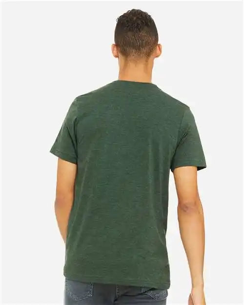 Bella + Canvas 3001cvc Cvc Jersey Tee - Heather Forest