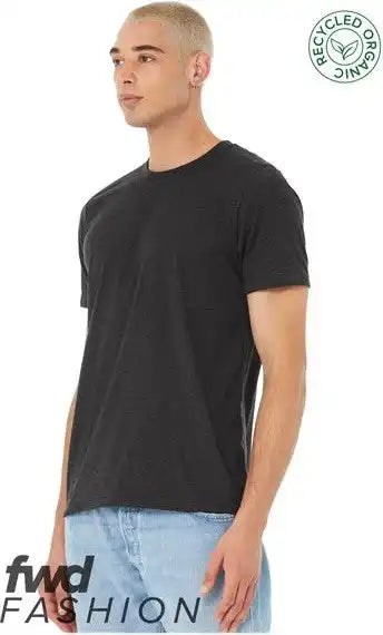 Bella + Canvas 3001rcy Fwd Fashion Jersey Recycled Organic Tee - 3001rcy - Dark Grey Heather