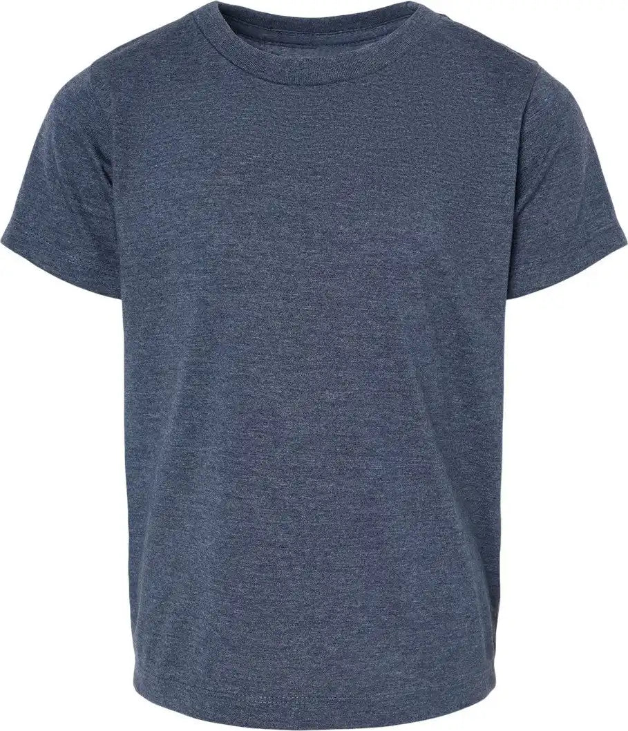 Bella + Canvas 3001t Toddler Jersey Tee - Heather Navy - 2t