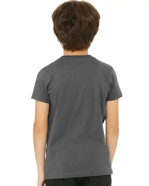 Bella + Canvas 3001y Youth Jersey Tee - Asphalt