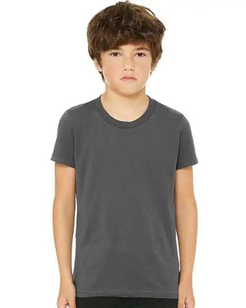 Bella + Canvas 3001y Youth Jersey Tee - Asphalt