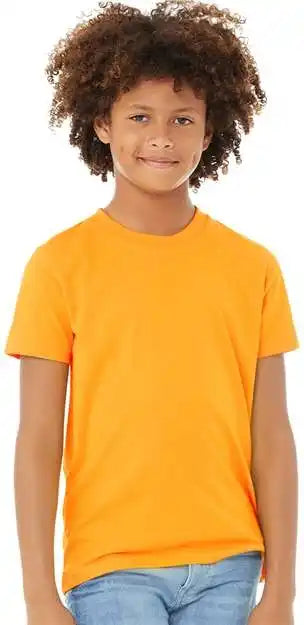 Bella + Canvas 3001y Youth Jersey Tee - Gold