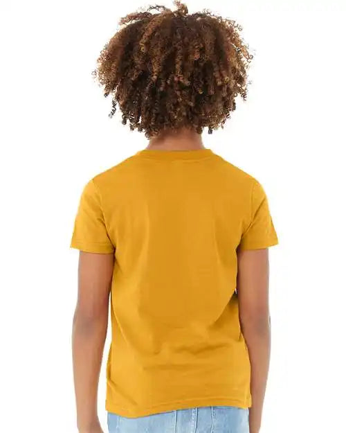 Bella + Canvas 3001y Youth Jersey Tee - Mustard