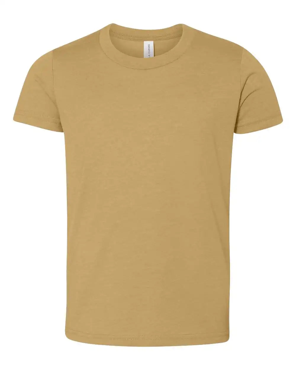 Bella + Canvas 3001y Youth Jersey Tee - Mustard - s
